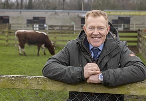 BBC Countryfile presenter Adam Henson who recently visited Tannaghmore Rare Breeds Animal Farm.